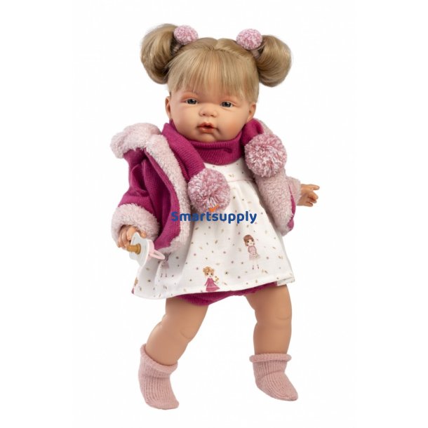 Doll Joelle gr�dende 38 cm