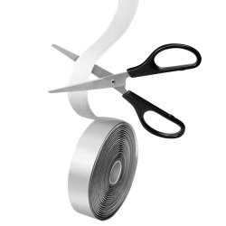 Selvkl�bende kabelstrimmel 5m, hvid