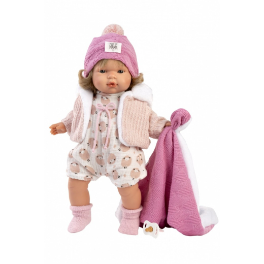 Dukke Lola gr�dende 38 cm