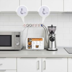 Str�mskinne 5 stik MCE395 W 3xUSB, 110-240v AC 50/60Hz, 2,1A maks 2500W, hvid