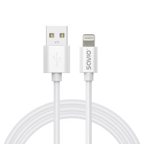 Kabel CL-193 USB-A til Lightning 2m SAVIO