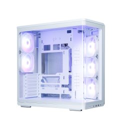 PC kabinet P60 Mid-Tower 5x ARGB bl�sere hvid