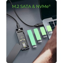ICY BOX IB-1826MCL-CU31 M.2 NVMe og SATA