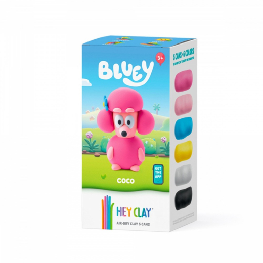 Plastisk masse Hey Clay Bluey Coco
