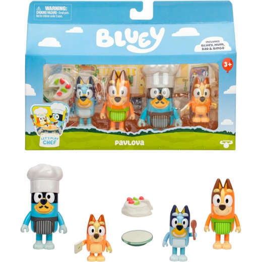 Figur s�t Bluey Pavlova