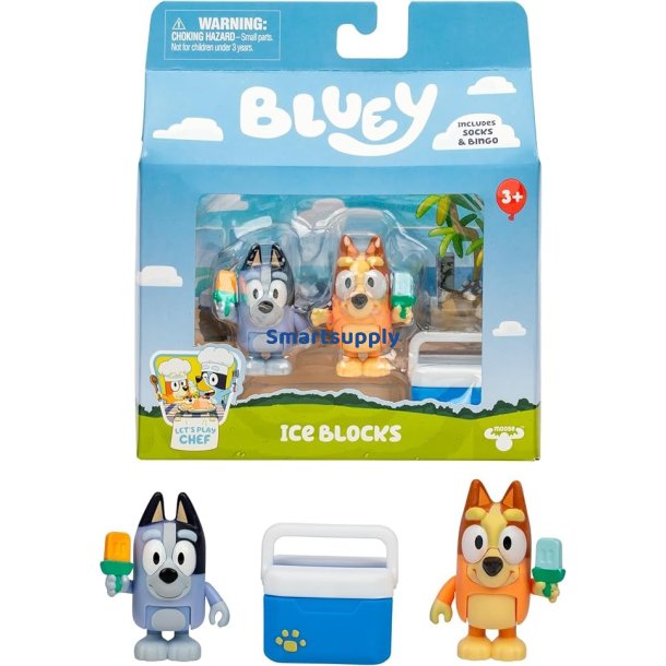 Figurer s�t Bluey Is-sandwich 2-pak