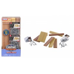 Set Creative Construction Tr�, S�m og Skru Bundt