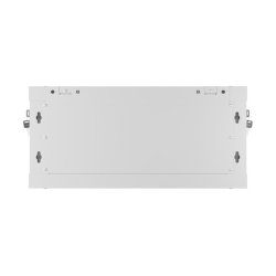 V�gbeslag rackskab 19 tommer 4U 600x450, perforeret d�r (Flat Pack) gr�