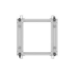 �ben rackstand 19 inches 12U 600x600-1100 justerbar gr�