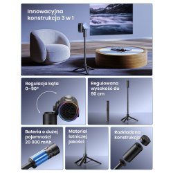 Power Bank med Stativ P0X1