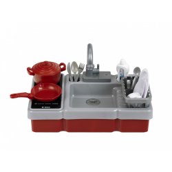 Vask med vandfunktion og lys