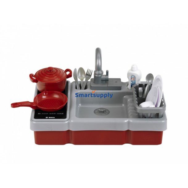 Vask med vandfunktion og lys