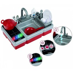 Vask med vandfunktion og lys