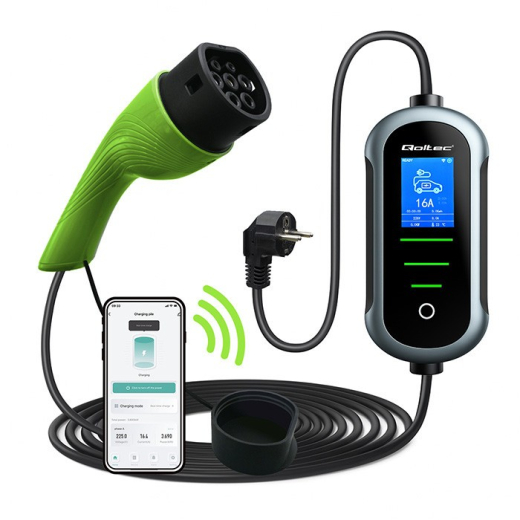 EV elbiloplader 2i1 3.5kW WiFi TUYA 5m