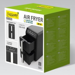 MAESTRO AIR FRYER 5L + 5L, 2400W