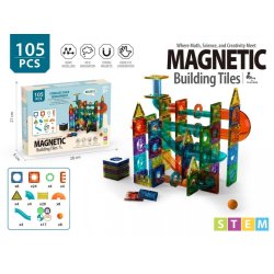 Magnetiske blokke 105 stykker