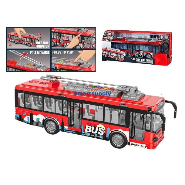 Bus b/o lys, lyd, �bning d�r