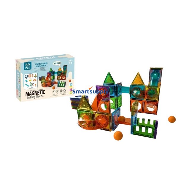 Magnetiske blokke 69 stykker