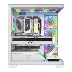 Case PC VOLCANO STELLAR PLUS ARGB MIDI 8F Hvid