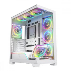 Case PC VOLCANO STELLAR PLUS ARGB MIDI 8F Hvid