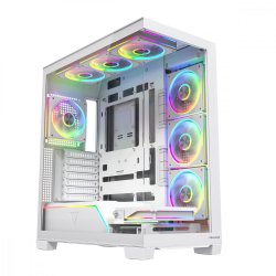Case PC VOLCANO STELLAR PLUS ARGB MIDI 8F Hvid