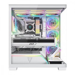Case PC VOLCANO STELLAR PLUS ARGB MIDI 8F Hvid