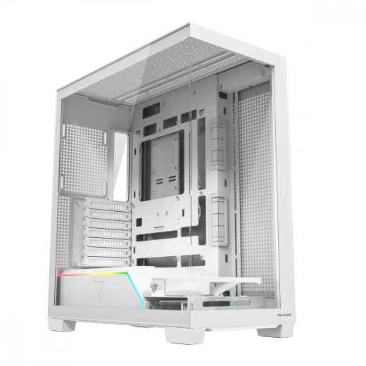 Case PC VOLCANO STELLAR PLUS ARGB MIDI NF Hvid