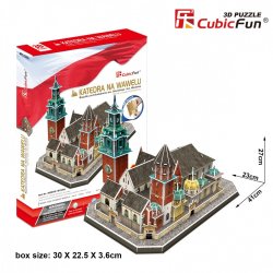 Puzzle 3D Wawel Katedral 101 dele