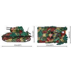 Klocki Flakpanzer IV Wirbelwind 1195 elementer