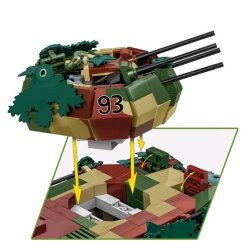 Klocki Flakpanzer IV Wirbelwind 1195 elementer