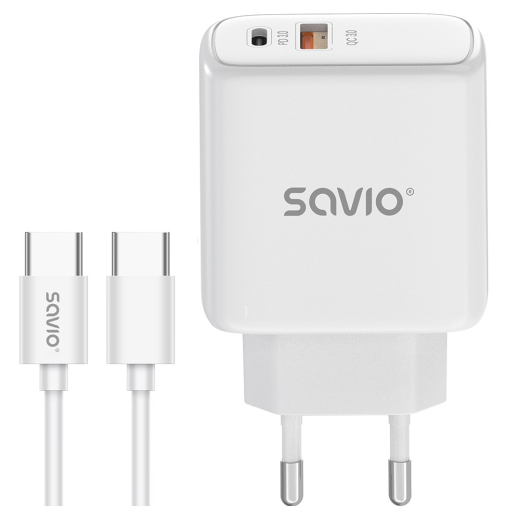 Lader LA-13 20W +cabel SAVIO