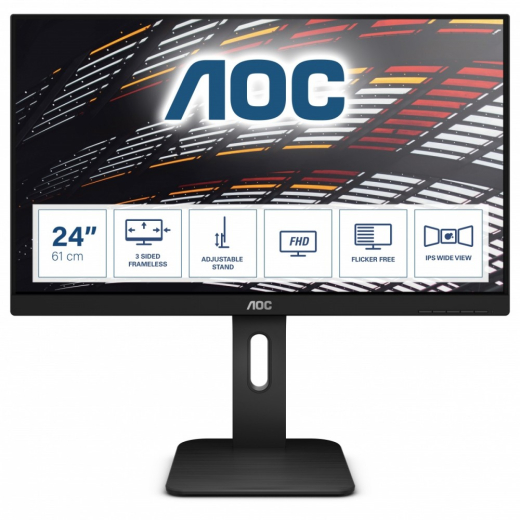 Monitor 24 X24P1 IPS DVI HDMI DP Pivot H�jttalere