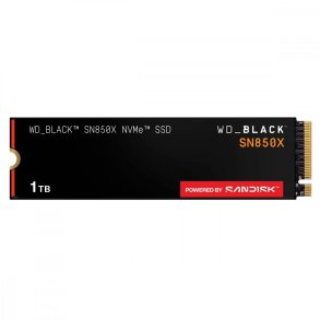 SSD-drev Sort 1TB SN850X NVMe M.2 PCIe Gen4 2280