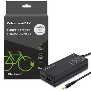 Oplader til ebike batterier 36V, 42V, 2A