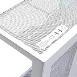 PC kabinet Volcano Space XL ARGB Full Tower 5 bl�sere, hvid