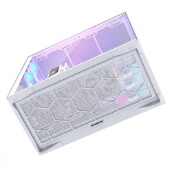 PC kabinet Volcano Space XL ARGB Full Tower 5 bl�sere, hvid