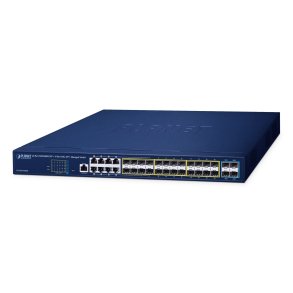 PLANET GS-5220-16S8CR netvrksswitch Administreret L2+ Gigabit Ethernet (10/100/1000) 1U Bl