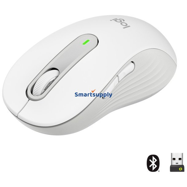 Logitech Signature M650 L Trdls Mus 2000 Dpi, Hvid