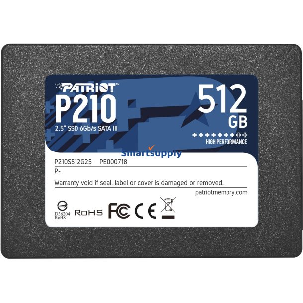 Patriot Memory P210 2.5" 512 GB Serial ATA III