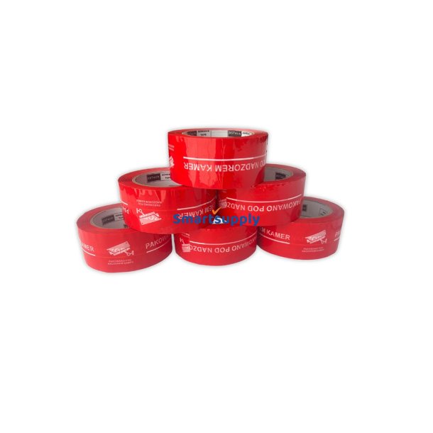 Bstech Selvklbende Tape Trykt 48 Mm X 100 M Pakket Under 6 Stk