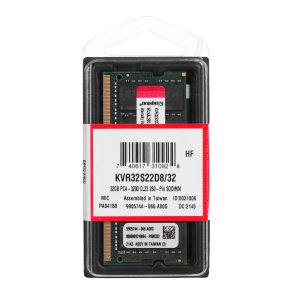 Kingston Technology ValueRAM KVR32S22D8/32 hukommelsesmodul 32 GB 1 x 32 GB DDR4 3200 Mhz