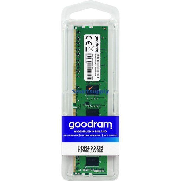 Goodram Gr3200d464l22/16G Hukommelsesmodul 16Gb 1 X 16Gb Ddr4 3200 Mhz