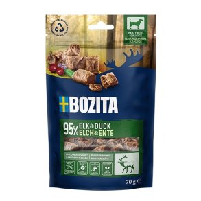 BOZITA Meaty bites Elk and duck - godbid til hund - 70g