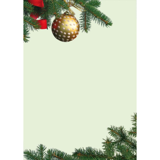 Juletr� m�nster A4 papir satin delux 50 stk.