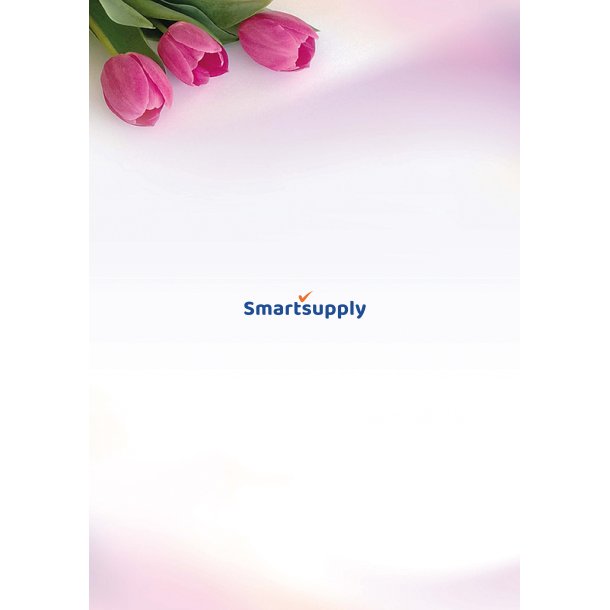 Tulipaner m�nster A4 papir satin delux 50 stk.