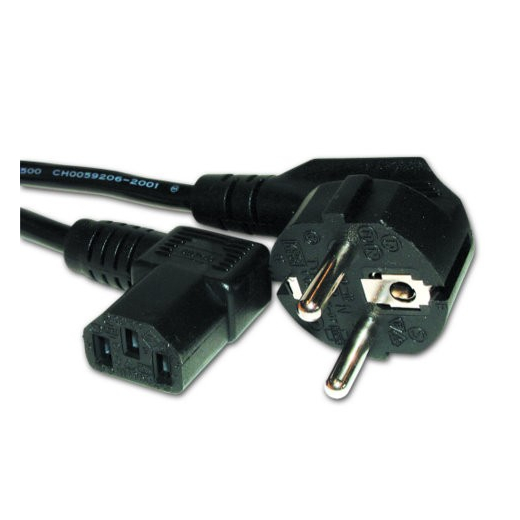 Str�mledning (vinklet C13), VDE godkendt, 6 ft