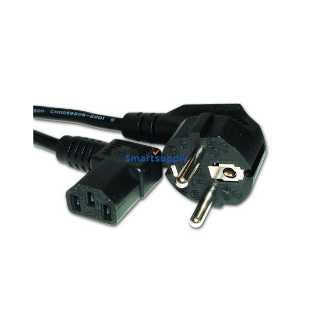 Str�mledning (vinklet C13), VDE godkendt, 6 ft