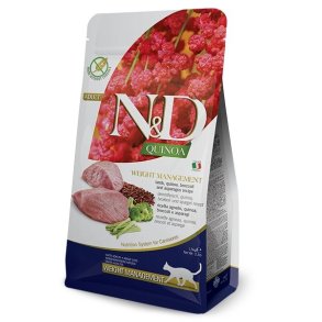 FARMINA N&D Quinoa Weight Management Lamb&Broccoli - trfoder til kattekillinger -  5 kg