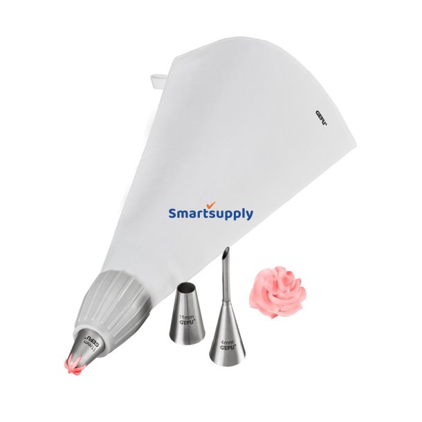 Gefu 14330 Konditorpose Bomuld, Plast, Rustfrit Stl