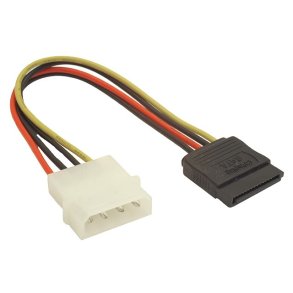 CC-SATA-PS Serial ATA 15 cm str�m kabel
